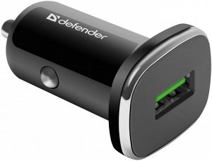Авто адаптер DEFENDER UCA-91 USB QC3.0, 18 W