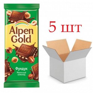 Шоколад Альпен Гольд Alpen Gold с дробленым фундуком,85 г