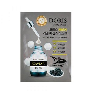 DORIS Тканевая маска с экстрактом ИКРЫ, CAVIAR REAL ESSENCE MASK 25 мл