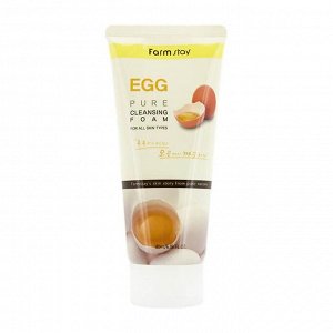 FarmStay Пенка для умывания "Яичная" Egg Pure Cleansing Foam, 180мл