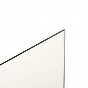 Зеркало «Ромб», с пескоструйной графикой, настенное, с полочкой, 40x60 см