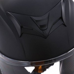 Шлем интеграл, черный, матовый, размер L, FF867