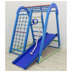 Детский спортивный комплекс Tiny Climber, 1050 x 1100 x 1300 мм, цвет голубой