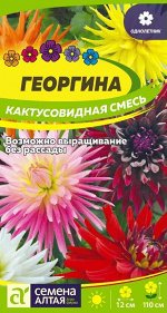 Цветы Георгина Кактусовидная смесь/Сем Алт/цп 0,1гр.
