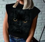 Футболка, черный