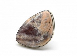 Кольцо солнечный камень " Грация " 22*33мм, размер 18