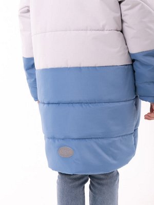 101435/1 (голубой) Пальто для девочки