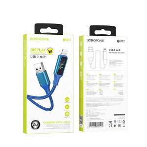 Кабель BOROFONE Exclusive BU32 USB на Lightning Apple + Дисплей Зарядный кабель и передача данных 2.4А