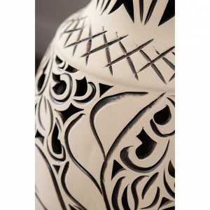 Ваза керамическая "Юлия", напольная, сквозная резка, 62 см
