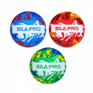 SILAPRO Мяч футбольный 22см, 5 р-р, 3сл., PVC 2.7мм, 380г (+-10%)