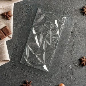 Форма для шоколада «Плитка Эль-Гиза» пластиковая 17х8,5 см