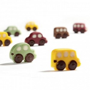 Форма для шоколада «Машинки» поликарбонатная CW1693, Chocolate World, Бельгия