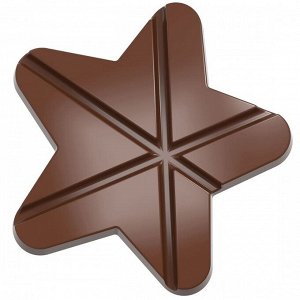Форма для шоколада «Звезда» поликарбонатная CW12045, Chocolate World, Бельгия