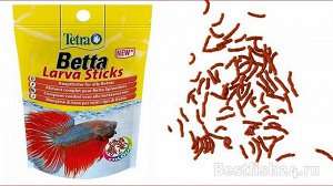 Tetra Betta Larva Sticks 5 g (палочки) корм для бойцовых рыб и других видов лабиринтовых