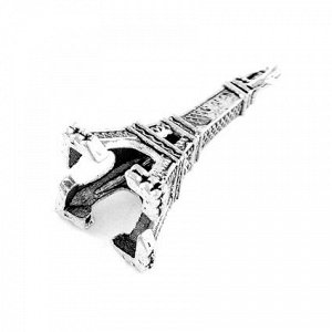 FP2054-S Подвеска для бижутерии Эйфелева башня 20х9х8,5мм, цвет серебр.