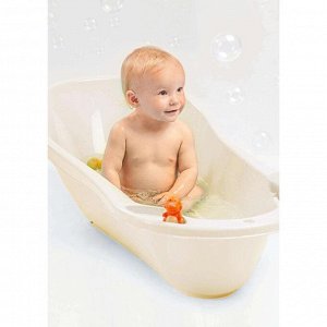 Ванна детская с клапаном для слива воды 100 см., цвет бежевый