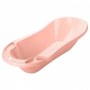 Ванна детская с клапаном для слива воды, цвет светло-розовый