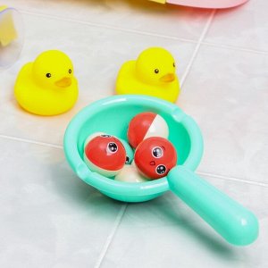 Игрушка для ванны Крошка Я «Водная горка», 22 детали, 8 игрушек, ковш, на присосках