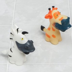 Набор игрушек для игры в ванне «Зоопарк 2», 2шт