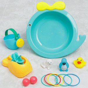 Набор игрушек для игры в ванне «Улиточка с наполнением»