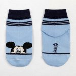 Носки &quot;Mickey Mouse&quot;, Микки Маус, голубой, 10-12 см