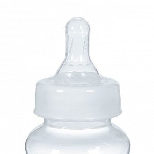 Mum&Baby Бутылочка для кормления детская приталенная, 250 мл, от 0 мес., цвет белый
