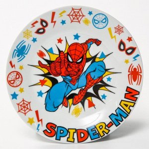 Набор посуды "Человек-паук", три предмета: кружка 250 мл , тарелка 18 см, салатник 360 мл