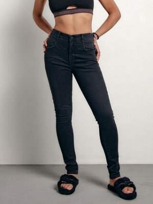 Джинсы skinny CON-394 с кокеткой