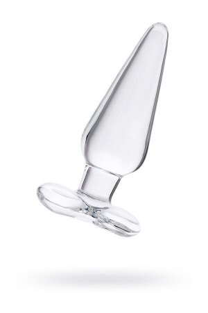 Анальная втулка Sexus Glass, стекло, прозрачная, 11,5 см, ? 3,5 см