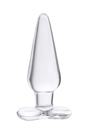 Анальная втулка Sexus Glass, стекло, прозрачная, 11,5 см, ? 3,5 см