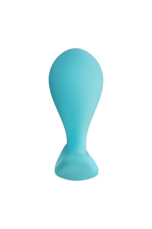 Анальная втулка ToDo by Toyfa Blob, водонепроницаемая, силикон, голубая, 5,5 см, ? 2,1 см