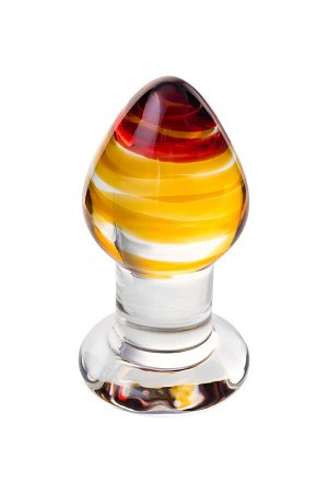 Анальная втулка Sexus Glass, стекло, прозрачная, 9 см, ? 4 см