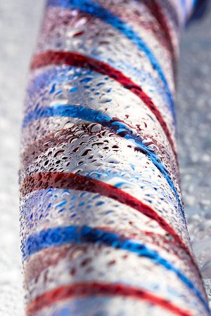 Двусторонний фаллоимитатор Sexus Glass, стекло, прозрачный, 21 см