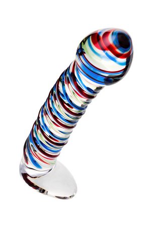 Нереалистичный фаллоимитатор Sexus Glass, стекло, прозрачный, 16,5 см