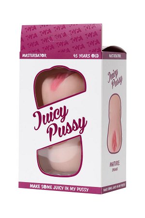Мастурбатор реалистичный TOYFA Juicy Pussy, Mature, TPR, телесный, 14,5 см