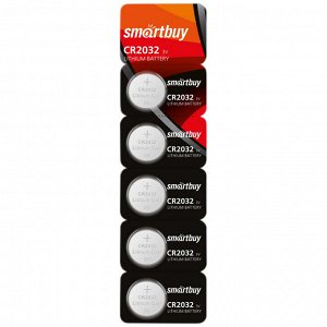 Батарейка SmartBuy CR2032 литиевая, BC5