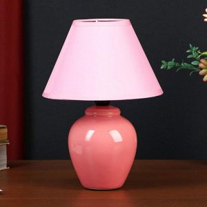 Лампа настольная 32002/1 E14 40Вт розовый 17х17х24 см