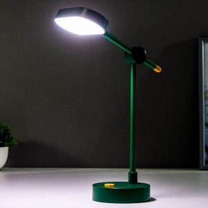 Лампа настольная сенсорная 16484/1GR LED 3,5Вт USB АКБ зеленый 10х12х37,5 см