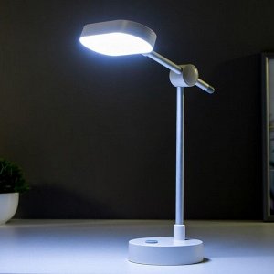 Лампа настольная сенсорная 16484/1WT LED 3,5Вт USB АКБ белый 10х12х37,5 см