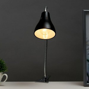 Настольная лампа 16670/1BK E27 40Вт черный 11х9х39 см