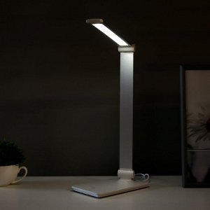 Настольная лампа 16674/1SL LED 6Вт серебро 18х11х45 см