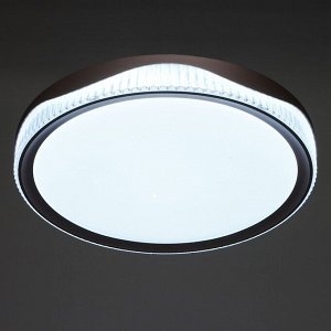 Светильник с ПДУ 1514/1 LED 80Вт кофе 51х51х8,5 см