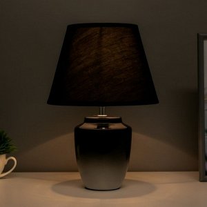 Настольная лампа 16583/1BK E14 40Вт черный 23х23х33,5 см