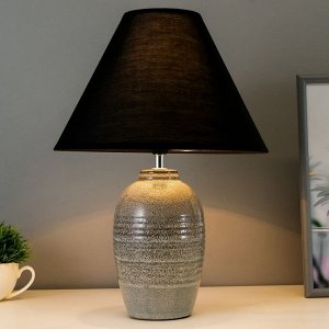 Настольная лампа 16592/1 E14 40Вт серый 27х27х39 см