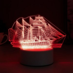 Светильник "Фрегат" LED RGB от сети 9,5х15х16см