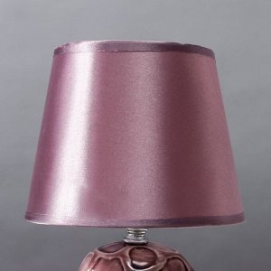 Настольная лампа 16796/1PR E14 40Вт фиолетовый 17x17x26 см
