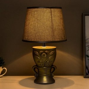 Настольная лампа 16825/1GR E14 40Вт серый 20х20х34 см