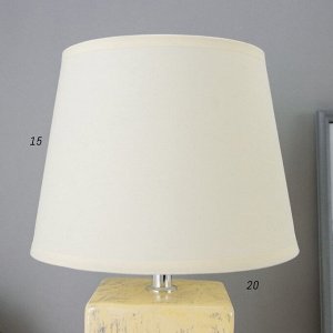 Настольная лампа 16827/1BG E14 40Вт бежевый 20х20х34 см