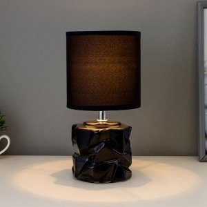 Настольная лампа 16854/1BK E14 40Вт черный 13х13х28 см