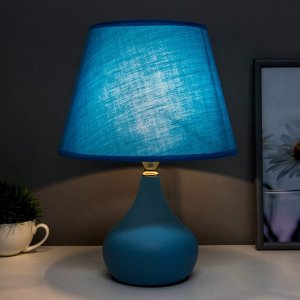 Лампа настольная "Гавана" 1xE27 40Вт синий 24х24х41 см.
